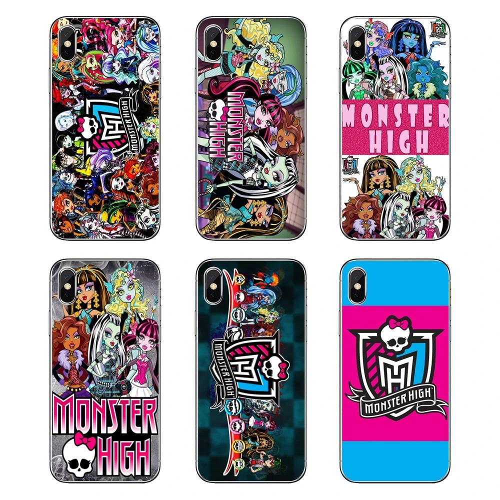 For Xiaomi Mi A1 A2 5X 6X 8 lite SE Pro Max Mix 2 2S 3 Mi5 Mi5S TPU Transparent Case Covers Monsters High school Girl Art Poster |