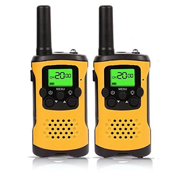 2 Way Радио Мини иди и болтай Walkie Talkie для детей подарок приемник Hf Радио 0,5 W PMR446 FRS/GMRS 8/22CH VOX PTT фонарик ЖК-дисплей дисплей для детей - Цвет: Orange