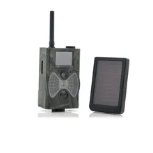 HC-300M охотничья камера с солнечной панелью батарея для зарядки 1080 P MMS GPRS охотничья камера для съемки диких животных