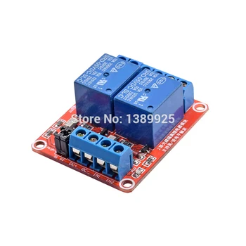 

5V Relay Module with Optical Coupling Isolation support high and low level trigger Two-way relay module 2 - Channel