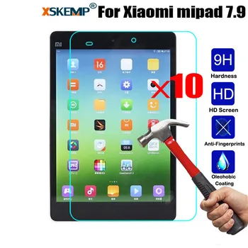 

XSKEMP 10Pcs/Lot 9H Real Tempered Glass Screen Protector For Xiaomi Mipad mi Pad 7.9" Premium Front Clear Protective Film Cover