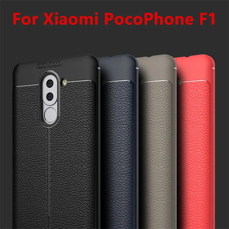 Глобальная версия для Xiaomi PocoPhone F1 чехол роскошный из ТПУ и силикона мягкая задняя