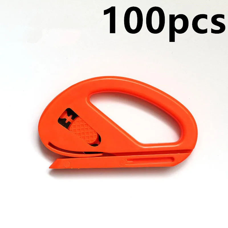 

100Pcs Snitty Safety Vinyl Cutter Car Wrap Cutting Tool Carbon Fiber Cutting Application Knife ZIPPY