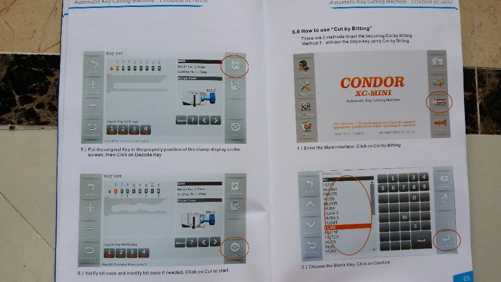 CONDOR мини XC 007 автоматический ключ для резки CONDOR XC007 лучше Slica ключ машина