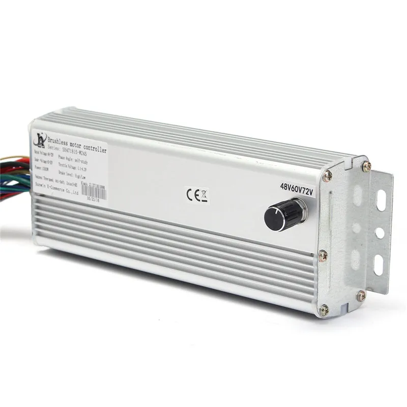 Бесщеточный контроллер двигателя для электрического велосипеда и скутера 48 В/72 в