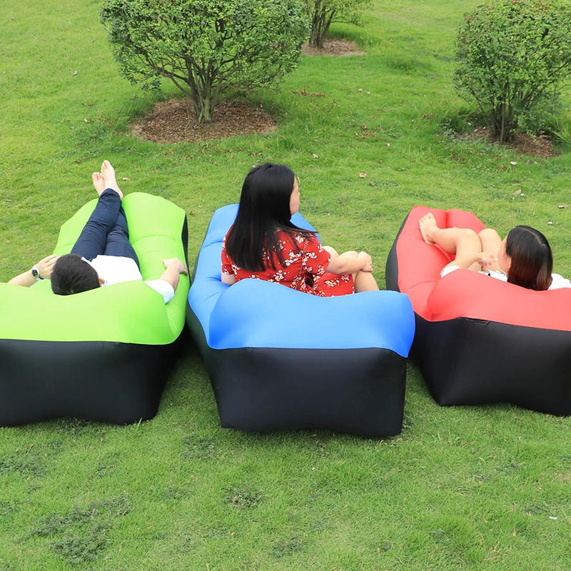 Fast Folding Sleeping Laybag Inflatable Sofa Lay Bag Sleep Air Bed