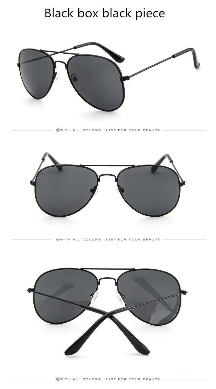 Bērnu aizsargbrilles sakausējuma saulesbrilles Mods Zēni Meitenes Mazuļi Klasiski Retro Jauki Saulesbrilles_voghion.com