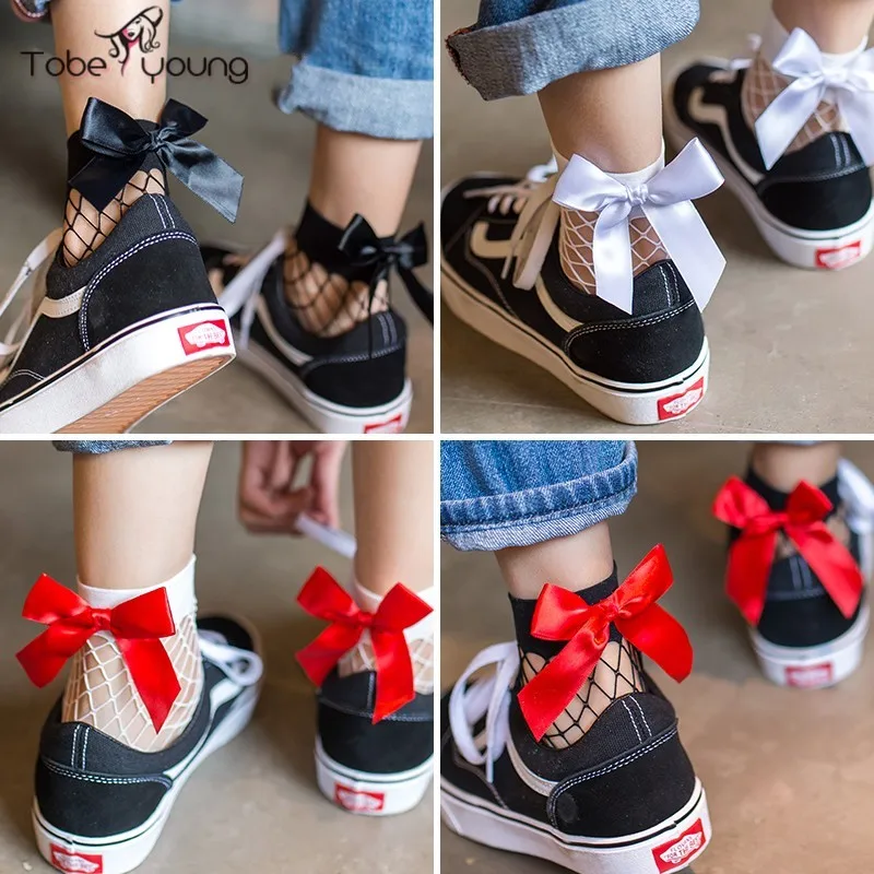 Ankle socks for women with bows Ankle socks for women with bows