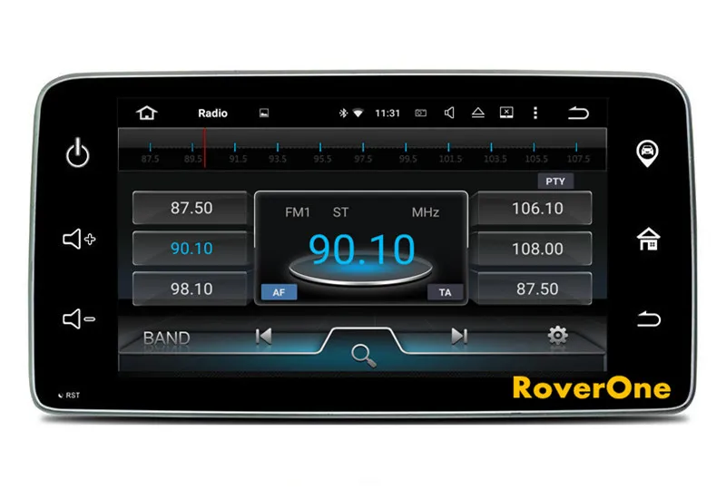 RoverOne Android 7.1 Car Radio GPS For Mercedes Benz Smart Fortwo 2015 2016 2017 Multimedia Player Stereo Bluetooth Head Unit