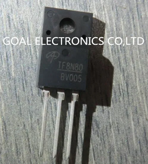 

TF8N80 AOTF8N80 10pcs/lot 100% original factory, not made in China copy