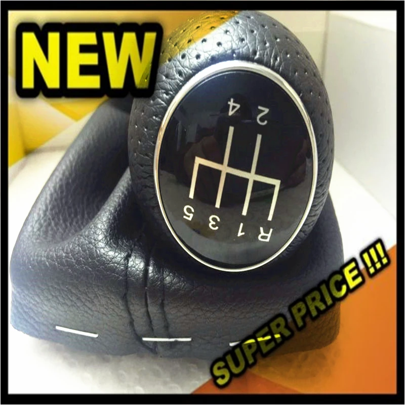 

FAT Car Gear Shift Knob 5 Speed With Gaitor Fit For Audi A3 S3 2001 2002 2003 Car Styling 13mm
