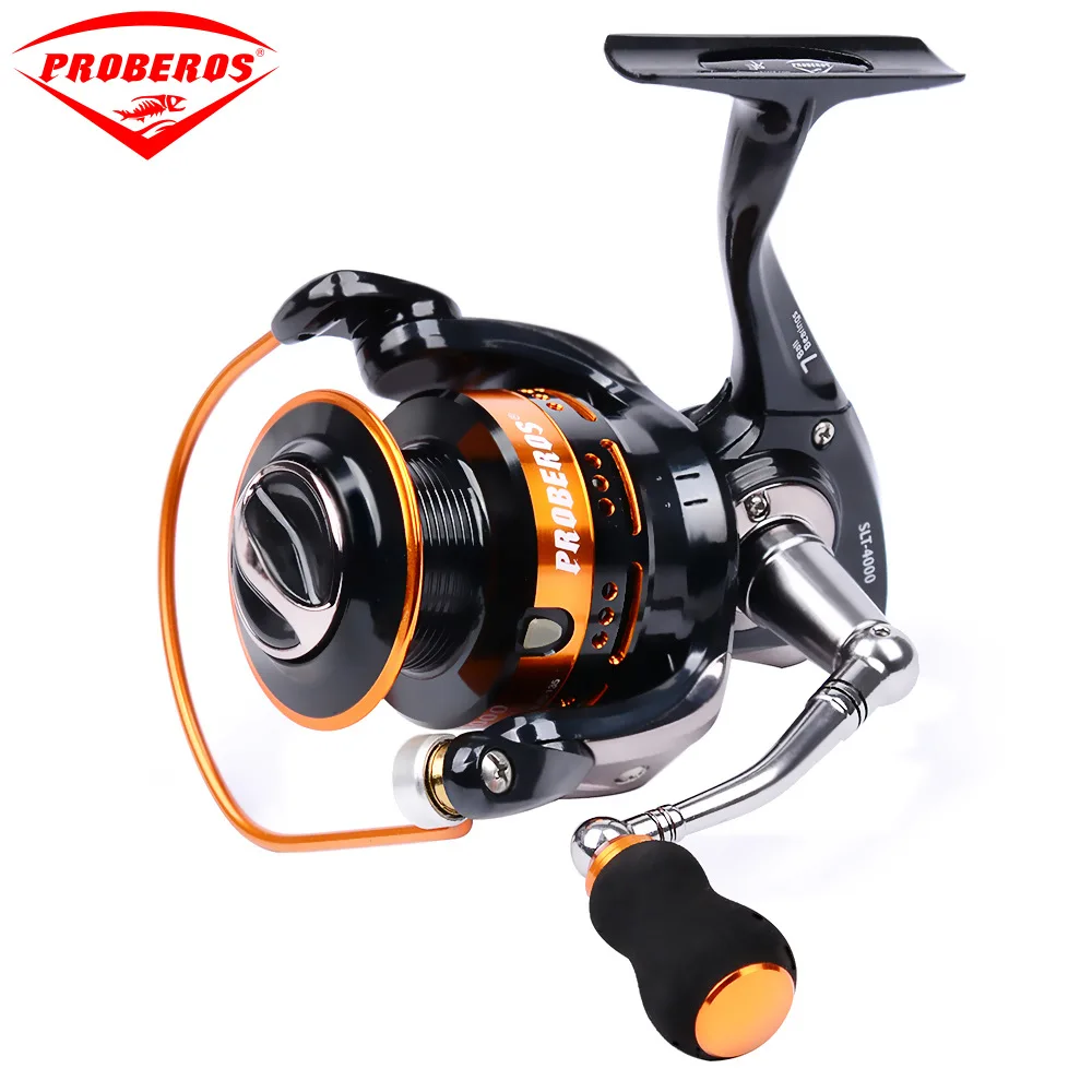 

PRO BEROS Metal Fishing Reel Coil Spinning Reels and Shallow Spool Three models 1000/2000/3000 Series 5:2:1 11BB Cast precision