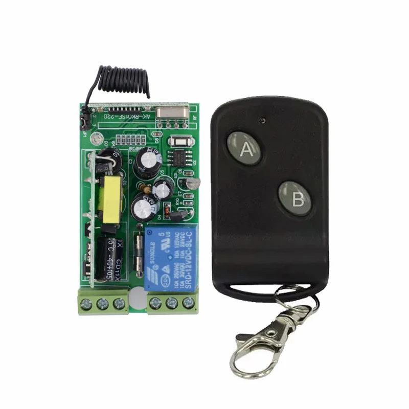 

AC 85V 110V 220V 230V 250V Wireless Remote Control switch 10A Relay Switch Receiver Transmitter For Lamp/Light LED Remote ON OFF