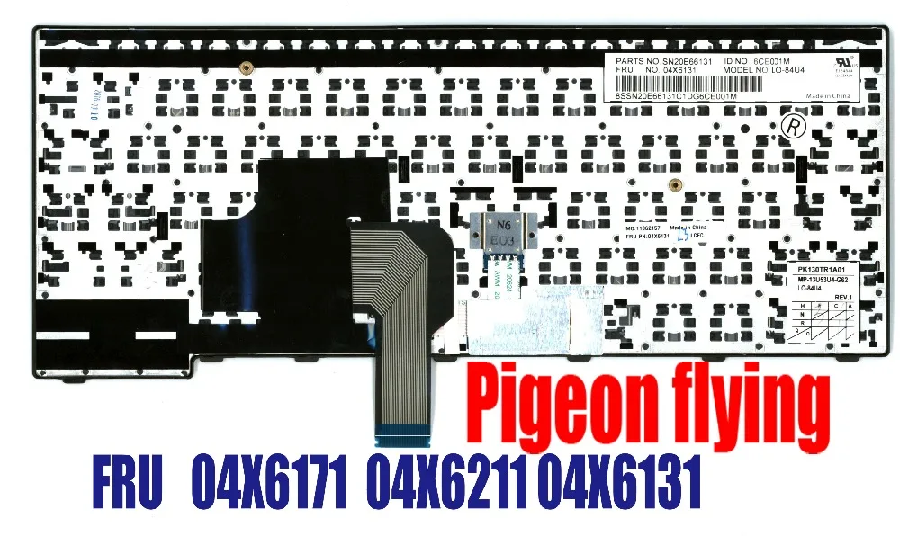 Для ThinkpadE460 E450 E455 E450C E465 клавиатура английский микроавтобус возврата FRU 04X6171 04X6211 04X6131