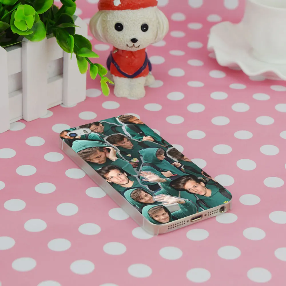 G132 Louis Tomlinson Transparent Hard Thin Case Cover For Apple iPhone 4 4S 5 5S SE 5C 6 6S 7 8 X Plus