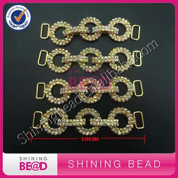 

FREE SHIPPING! 50pieces /lot,three rings crystal AB rhinestone bikini connector,fashion rings rhinestone bikini connector