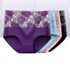 5XL Underwear Women Panties High Waist Cotton Briefs Plus Size Calcinhas Sexy Print Flower Panty Shorts Seamless Underpant Girls ► Photo 3/6