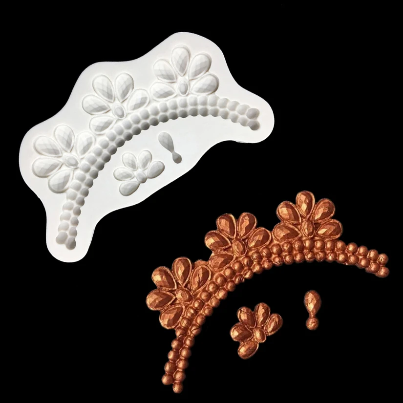 Gemstone Decoration Silicone Mold Fondant Cake Chocolate Candy Jello