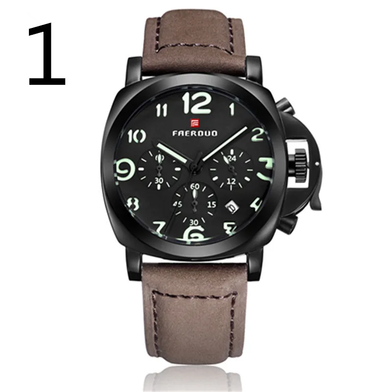 

Men's steel belt casual waterproof business watch quartz men's watch