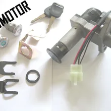 Высококачественное зажигание ключ зажигания установлен Блокировка сиденья ключ для китайского мопедов Honda QJ Keeway Yamaha R5 R9 150cc мотоцикла запасные Запчасти