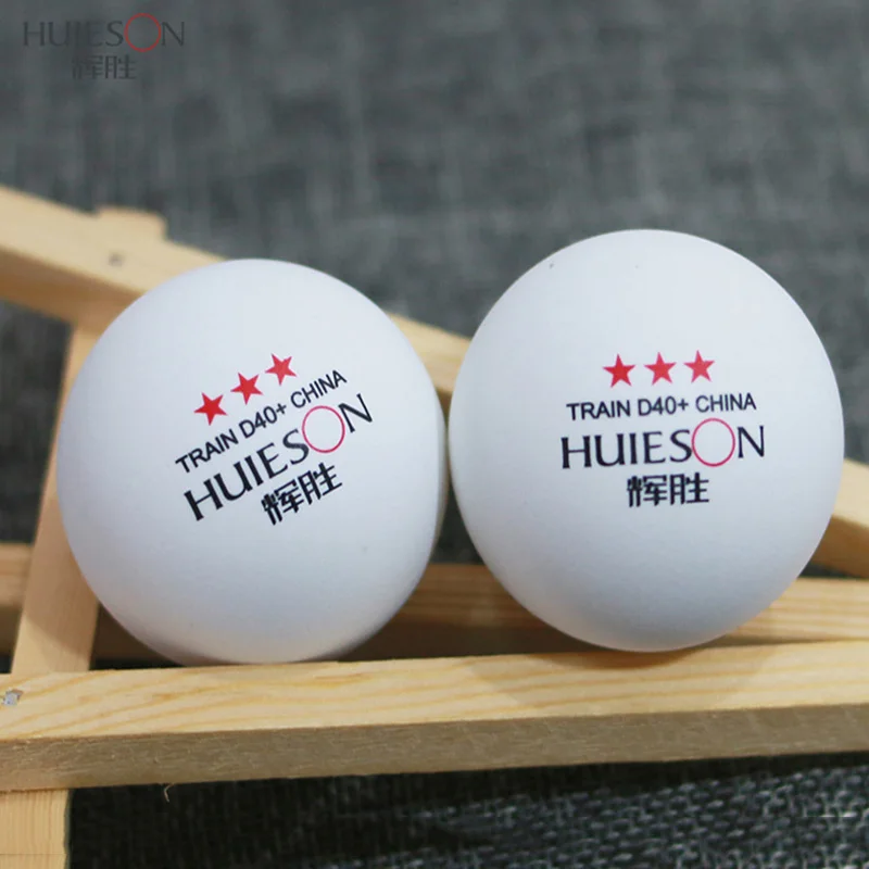 Huieson البلاستيك تنس طاولة الكرة المحمولة 3 نجمة 40 مللي متر الأصفر الأبيض بينغ بونغ كرات 100 قطعة بينغبونغ التدريب اكسسوارات