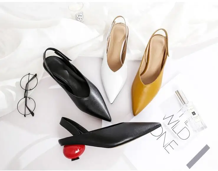 XGRAVITY/Лидер продаж; Новинка года; Модные женские модельные туфли с острым носком; женские летние босоножки на высоком каблуке; необычный каблук; A088