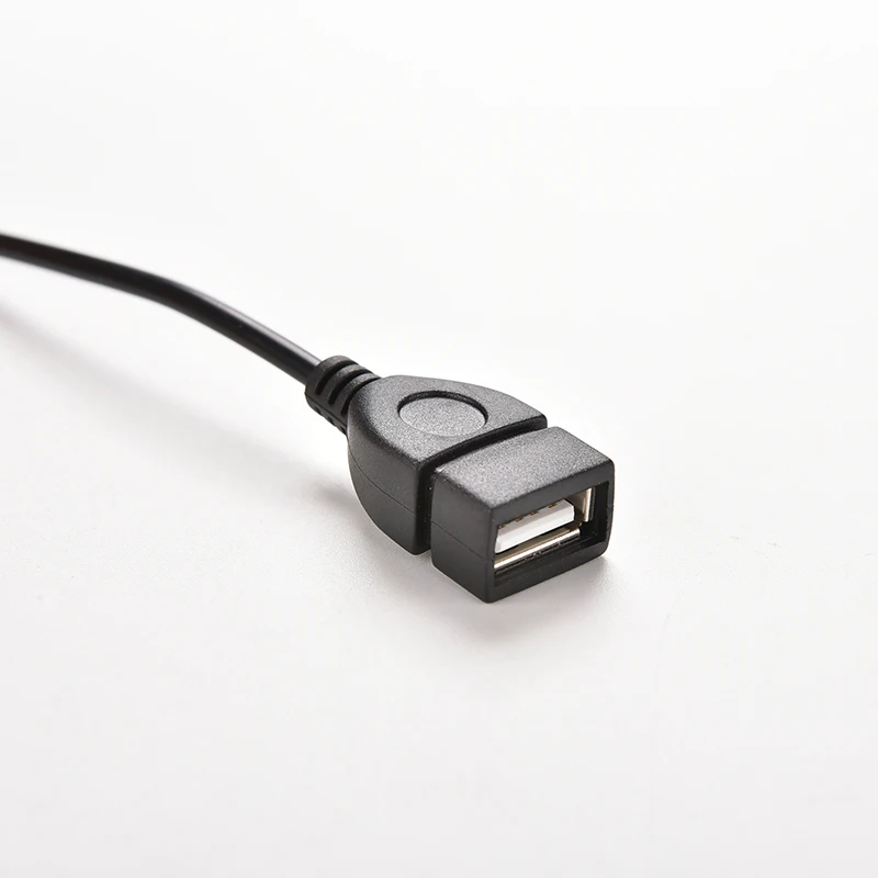 Socket Converter Cable Finoo car AUX Audio Plug to USB 2.0 White