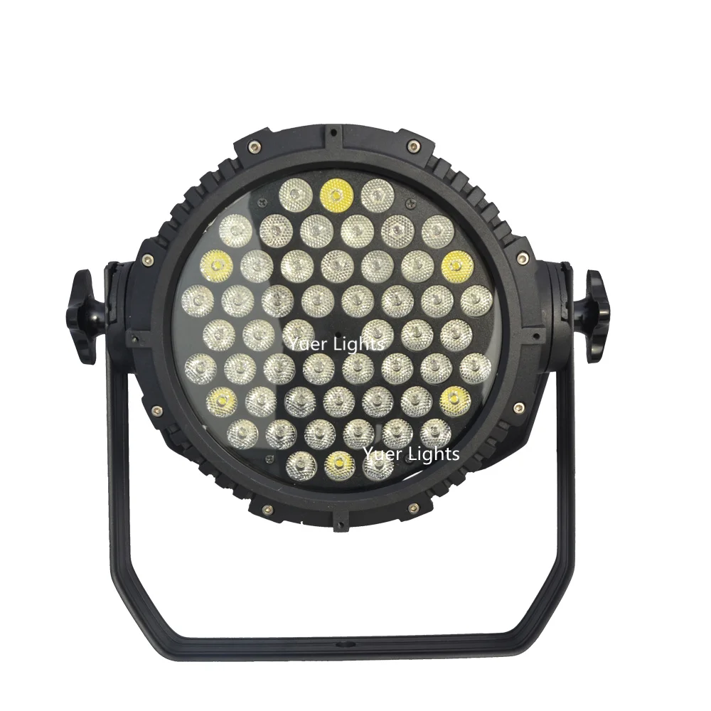 US $592.00 4PcsLot 54x3W Outdoor Waterproof Par Light led lamp RGB 3in1 Castaluminum Led Par Led 54 dj club Stage Light moving head dmx