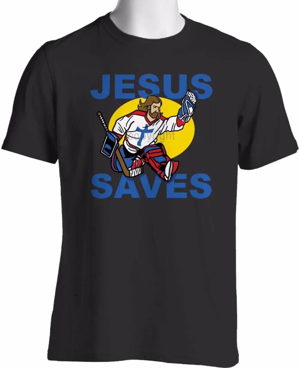 Buy Joke T Shirts Crew Neck Short Jesus Saves T Shirt