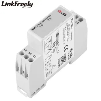 

DPA51CM44 3 Phase Sequence Protection Relay Module & Board 5A 24V DC 250VAC Phase Failure Monitoring SPDT Voltage Relay Din Rail