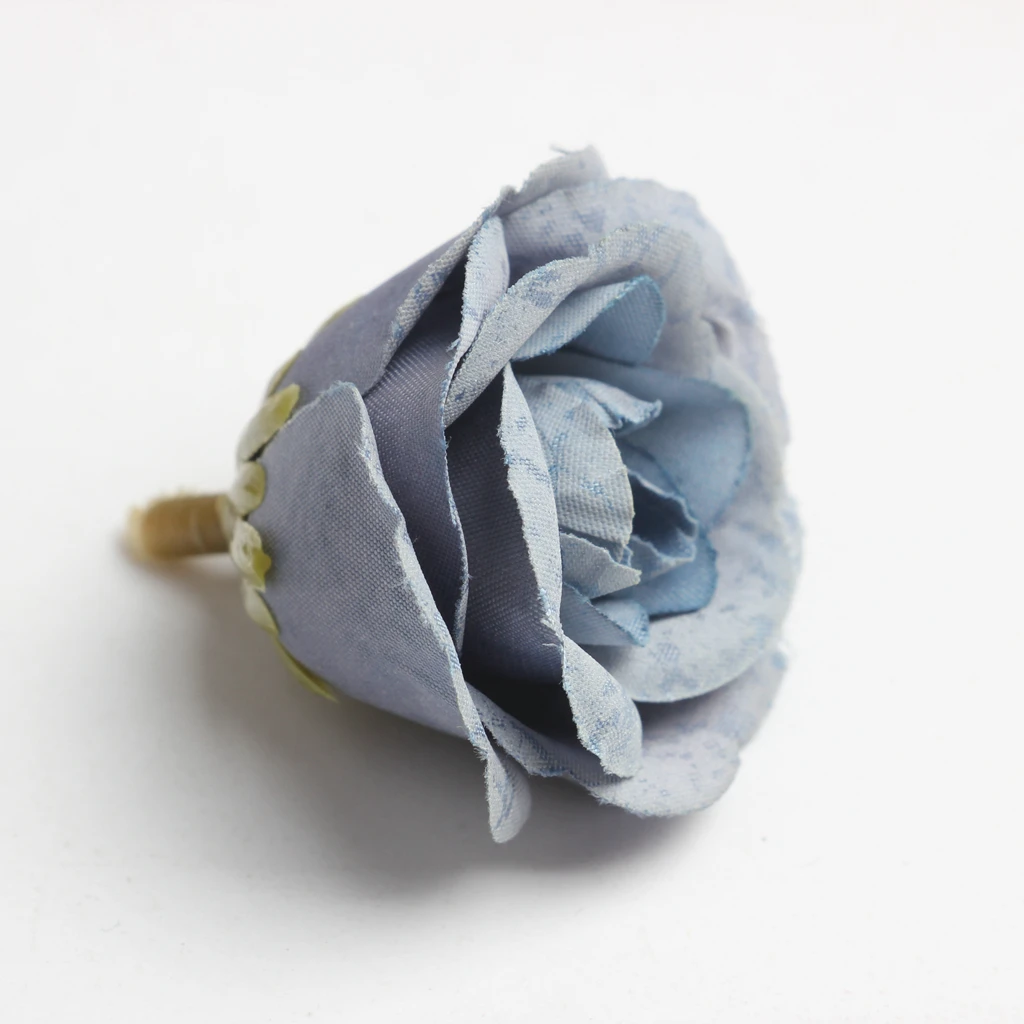 New Hot Sale 10pcs Decorative Artificial Silk Rose Flower Head for Wedding Party Home Decor Photo Albums DIY Hats Clothes Favors