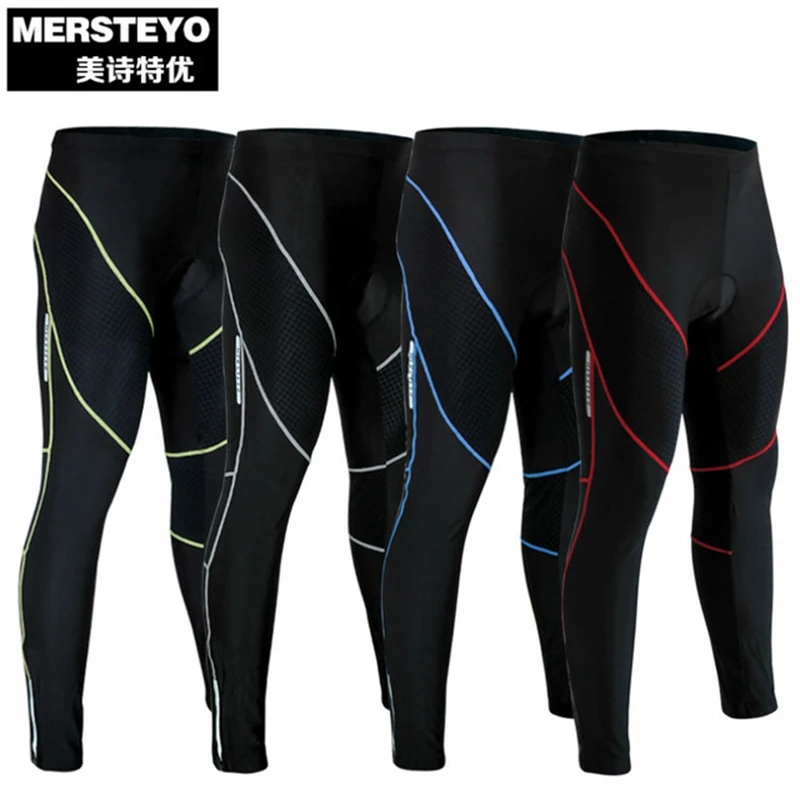 MERSTEYO Pro Team Ropa Ciclismo Костюм для велосипедного спорта для велоспорта и езды на велосипеде брюки длинные мужские мягкие велосипедные колготки брюки s-xxxl