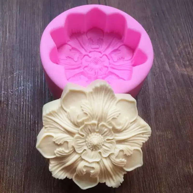 Aouke 3D цветок силиконовая форма DIY помадка торт шоколада для помадки Мыло