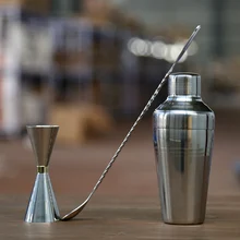 410 мл набор для коктейлей Нержавеющая сталь вспениватель молока вина мартини Бостон-шейкер инструменты бармена напиток Вечерние