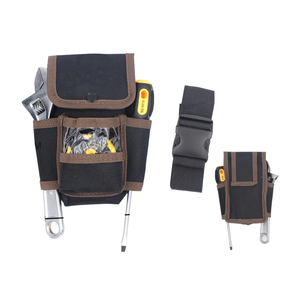

1pcs Electrician Oxford Cloth Waist Pocket Tool Bag Utility Tools Holder Woodworking Carpenter Belt Bag Organizer Toolkit