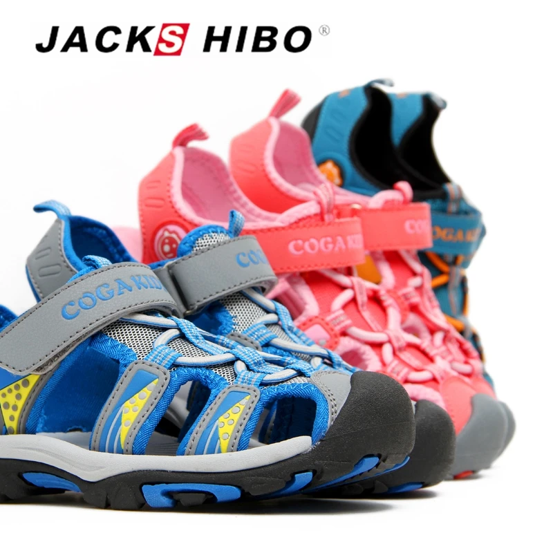JACKSHIBO Kid Sandals Summer Water Shoes Beach Sandals for Children Close Toe Anti-skid Cut-outs Sandals for Boys Rain Shoes JACKSHIBO Kid Sandals Summer Water Shoes Beach Sandals for Children Close Toe Anti-skid Cut-outs Sandals for Boys Rain Shoes