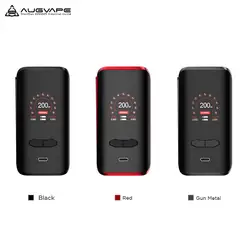 Augvape VX200 200 W TC коробка современные модели парогенераторов коробка Двойной 18650 Батарея 1,3 дюйма Дисплей Vape испаритель VS Voopoo перетащите 2 Vape Mod