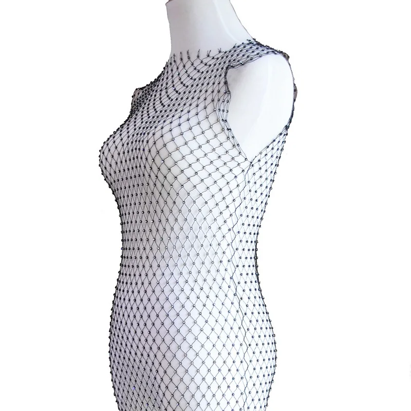 Сексуальная Женская цепочка из алюминиевой сетки с блестками для тела, цепочка для тела, очаровательные женские украшения для бюстгальтера