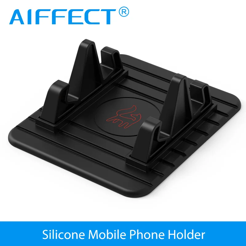 

AIFFECT Soft Silicone Car Dashboard Mobile Phone Holder Car Phone Holder Stand GPS Anti Slip Mat Desktop Stand Cell Phone Stand