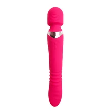 Heating Vibrator Women Stimulator Double Motor Automatic Telescopic Vibration AV Stick SN-Hot