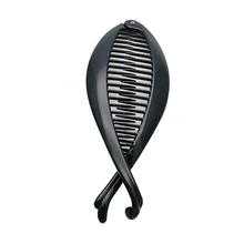 Новые поступления Пластик волосы челюсти коготь клипы Для женщин банан заколки черные шпильки аксессуары для волос женский зажимом