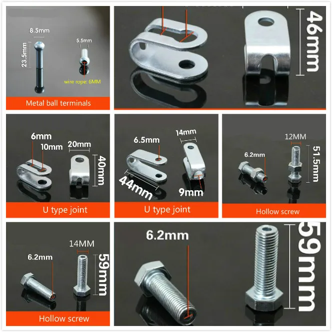 Стальная проволока, аксессуары для тренажерного зала, оборудование для фитнеса, Проволочный Трос, соединения, Анаэробные упражнения, металлический концевой шар, полый винт, клеммы, прокладка
