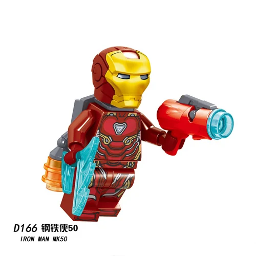 Супер герой Marvel Мстители 4 танос Бесконечность войны Халк эндшпиль строительные блоки детские игрушки - Цвет: D166