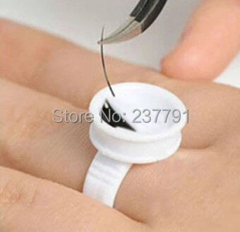 

50PCS eyelash glue holder, disposable glue ring for eyelash extension