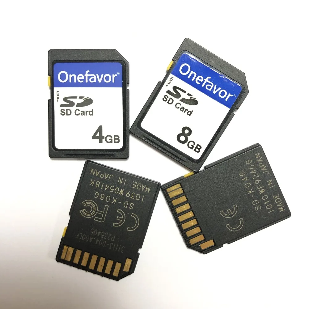 Hot 4GB 8GB SD SDHC Card Onefavor Secure Digital Standard SD Flash Memory Card 1