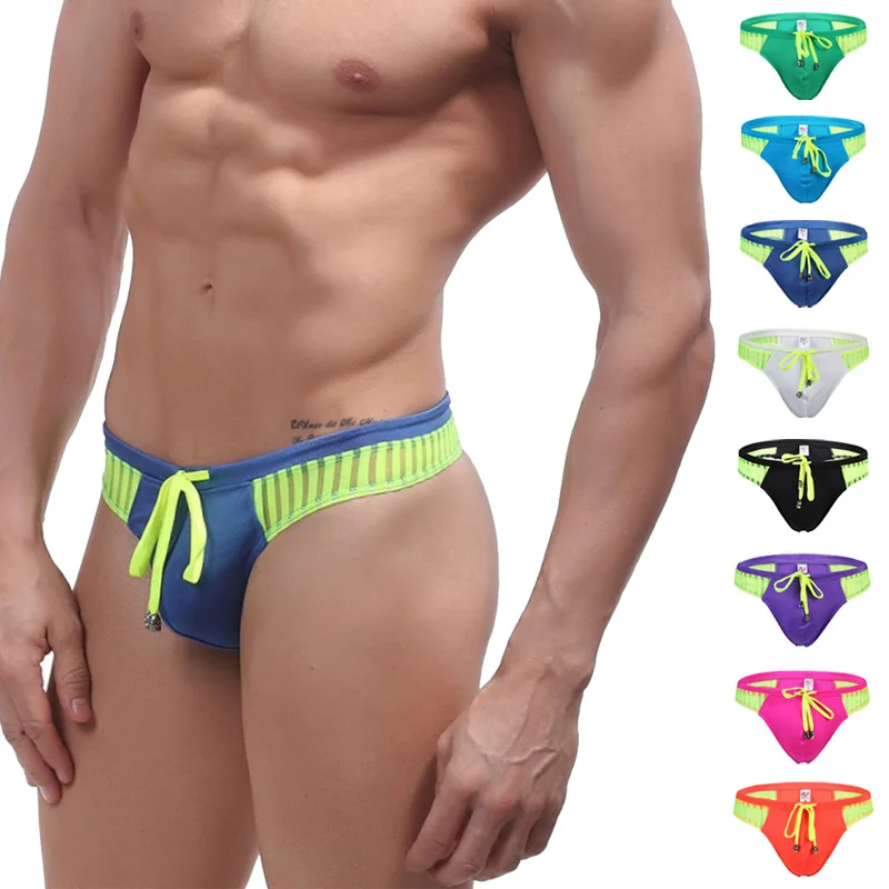 Сексуальная одежда для плавания мужские стринги с мешочком для плавания купальник бикини пляжные шорты для серфинга для плавания ming