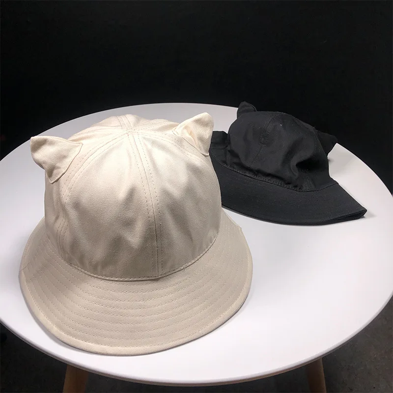 Милый рожок сплошной цвет Рыбацкая шляпа для мужчин и женщин Летнее средство для защиты от солнца солнцезащитная Кепка Складная Солнцезащитная Панама шапочки