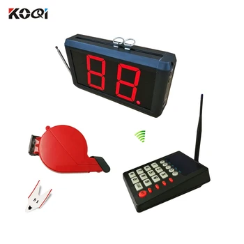 

Simple Queue management System Wireless number waiting calling machine for Hospital Restaurant