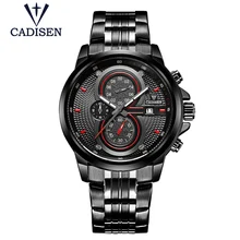 Mens Watches Top Brand Luxury Sports Quartz Military Watch Men Fashion Waterproof Chronograph Wristwatches Dropshipping CADISEN Mens Watches Top Brand Luxury Sports Quartz Military Watch Men Fashion Waterproof Chronograph Wristwatches Dropshipping CADISEN