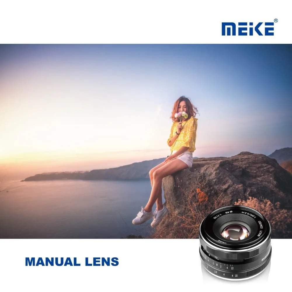 Meike MK-FX-35-1.7 35 мм f1.7 объектив с большой апертурой ручной фокусировки APS-C FUJI XPro2/XT1/XA2/XE2/XE2s/X70/XE1/X30/X70/XM1/XA1/XPro1